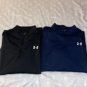 Under Armour Performance Quarter Zip Long Sleeve Mens top, XXL